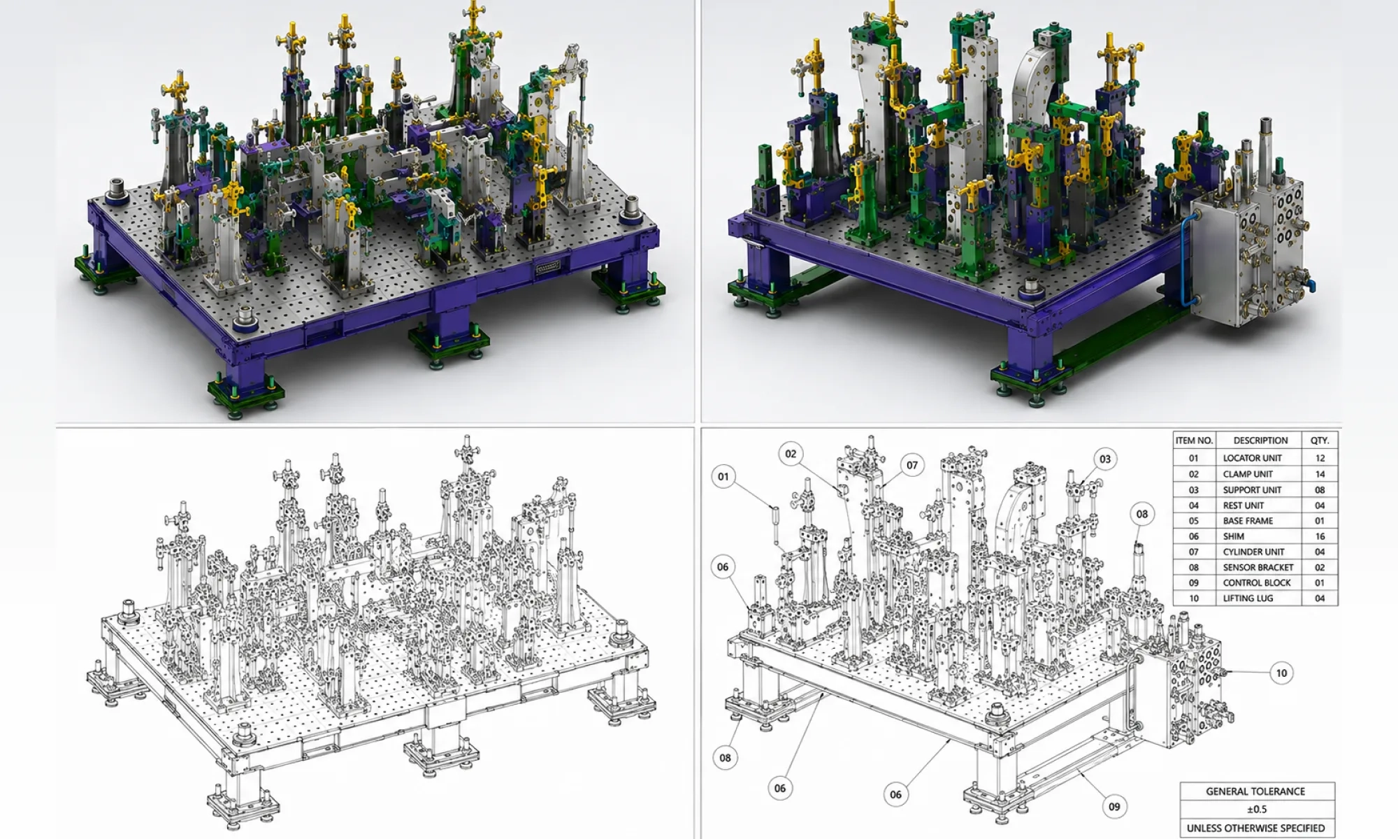BIW Fixture Design: From Concept to Manufacturing-Ready Drawings