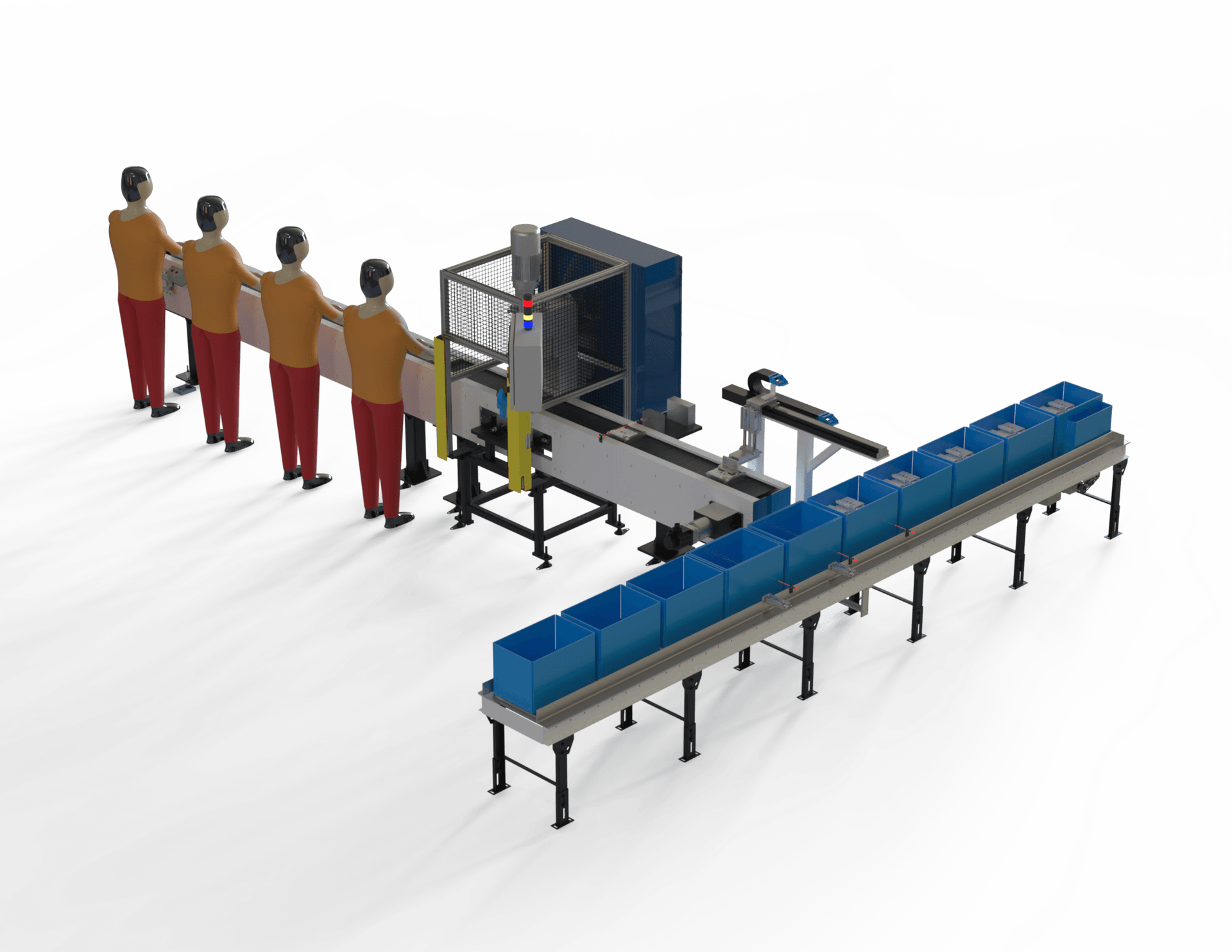 Clip assembly automation - rendered image