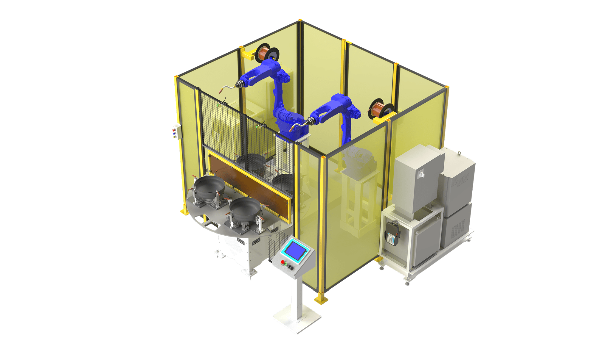 Robotic MIG Welding Cell for Boiler Lid